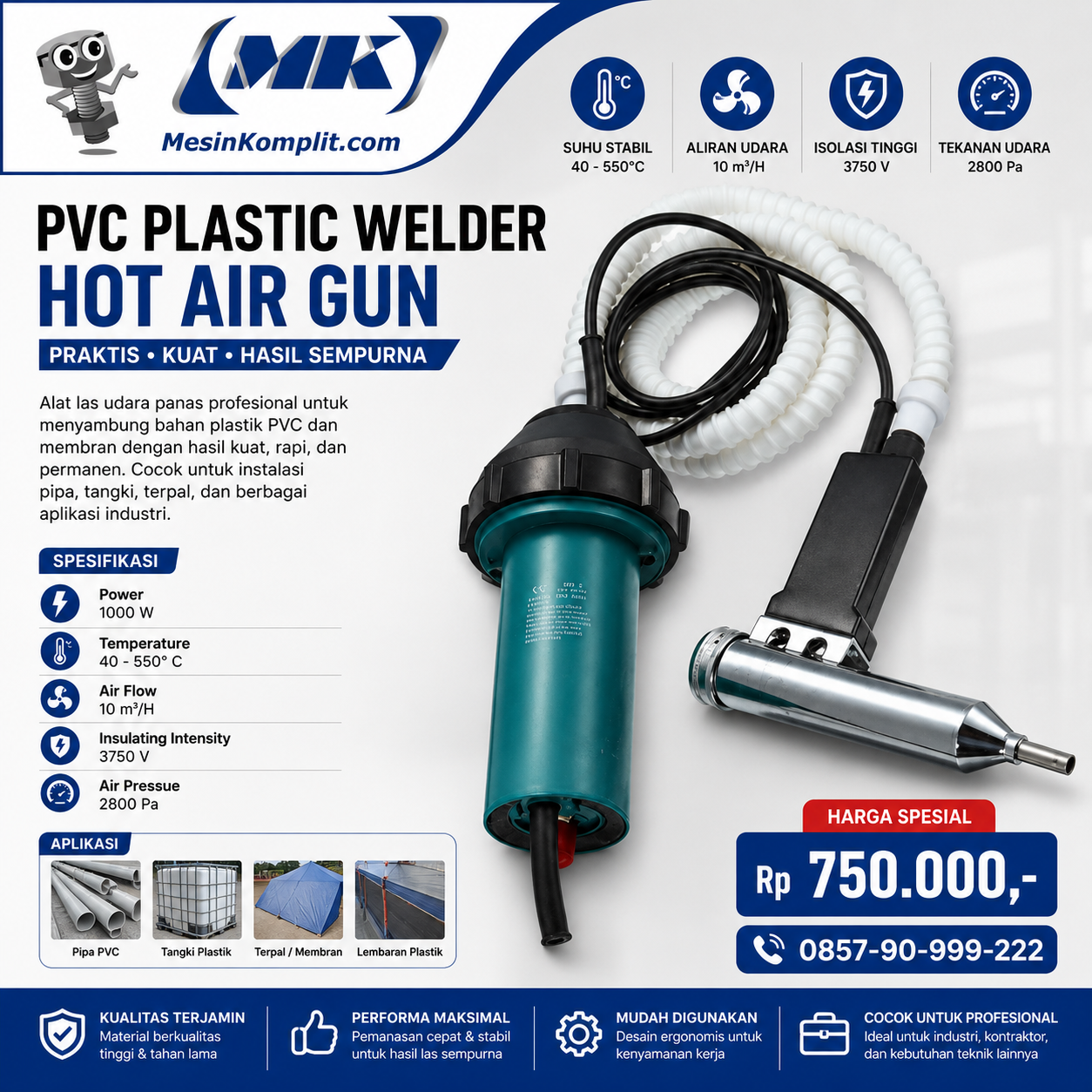 Las Plastik PVC (PWT...